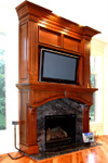 St Louis Kitchen Cabinets - Custom Hearth Fireplace Surround