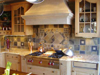 Custom Cut Slate Mosaic Tile - st. louis kitchen tile Backsplash- Specialties #11