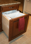 St Louis Kitchen Cabinets - Double pull out waste cabinet