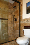 Custom Tile Showers - Tile St. Louis - Custom Travertine Shower Bath Wall Tile