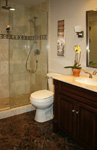 St. Louis Custom Showers - Tile Installation St. Louis - Marble Tile Shower Marble Tile Floor