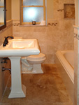 Shower Tile - Travertine Tile Tub Surround Tile Wainscot Tile Floor